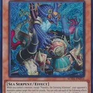 Yu-Gi-Oh! SUDA Poseidra, the Storming Atlantean (V.1 - Secret Rare)