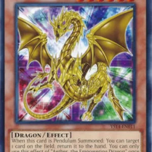 Yu-Gi-Oh! YS14 Aether, the Empowering Dragon