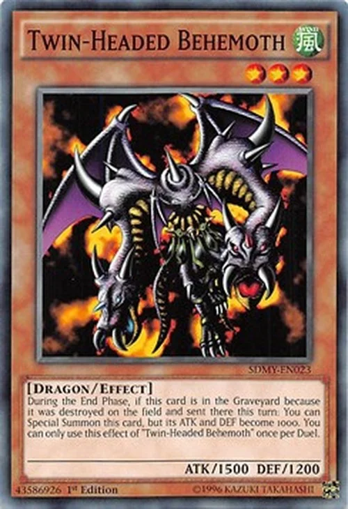 Yu-Gi-Oh! SDMY Twin-Headed Behemoth