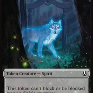 Magic: The Gathering Spirit Token (C 1/1) // Clue Token