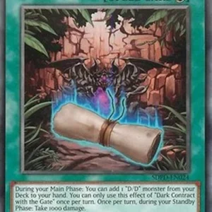 Yu-Gi-Oh! SDPD Dark Contract with the Gate