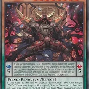 Yu-Gi-Oh! SDPD D/D/D Oblivion King Abyss Ragnarok