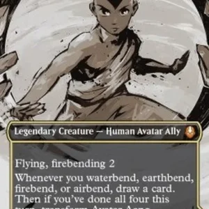 Magic: The Gathering Avatar Aang // Aang, Master of Elements (V.1)