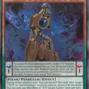 Yu-Gi-Oh! SDPD D/D Savant Galilei