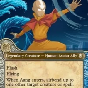 Magic: The Gathering Aang, Swift Savior // Aang and La, Ocean's Fury (V.2)