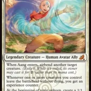 Magic: The Gathering Aang, Airbending Master (V.1)