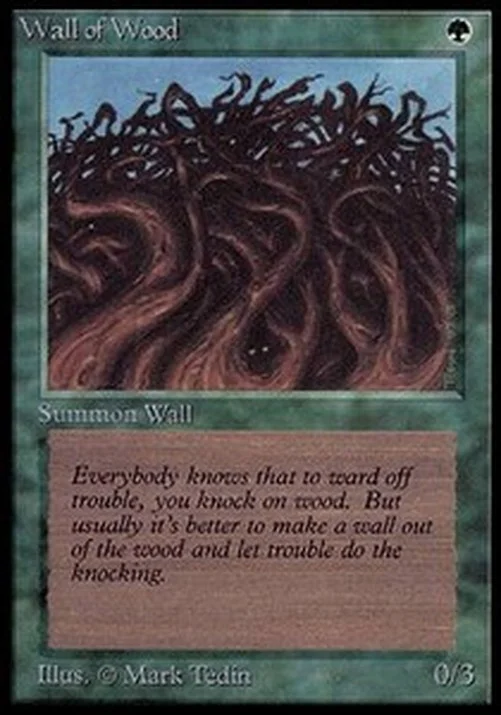 Magic: The Gathering Wall of Wood
