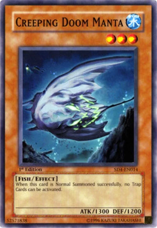 Yu-Gi-Oh! SD4 Creeping Doom Manta