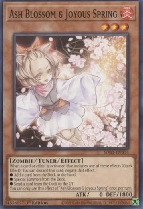 Yu-Gi-Oh! SDBT Ash Blossom & Joyous Spring