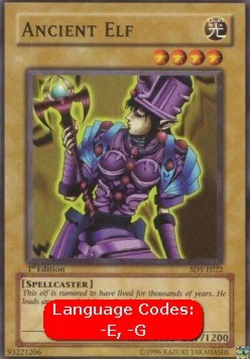 Yu-Gi-Oh! SDY Ancient Elf (V.1 - Common)