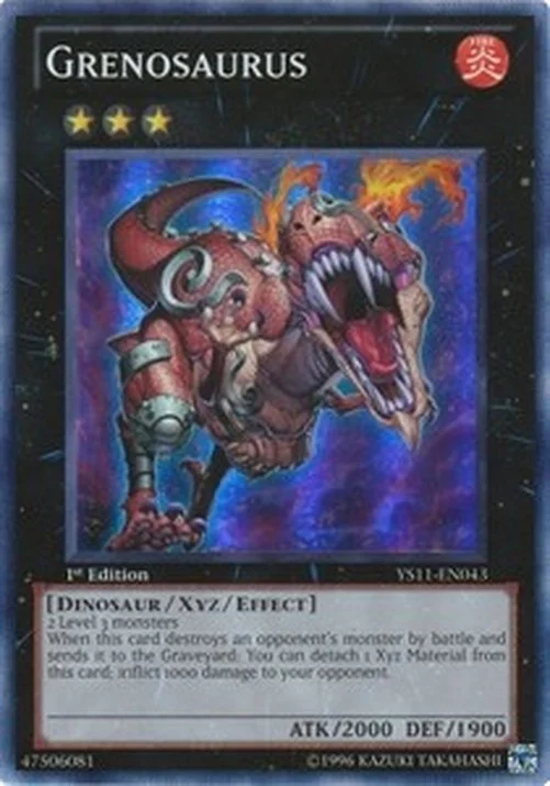 Yu-Gi-Oh! YS11 Grenosaurus (V.1 - Super Rare)