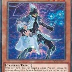 Yu-Gi-Oh! SP18 Cyberse Wizard (V.2 - Starfoil Rare)