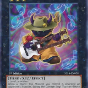 Yu-Gi-Oh! SP14 Muzurhythm the String Djinn (V.2 - Starfoil Rare)
