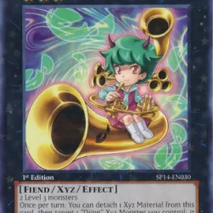 Yu-Gi-Oh! SP14 Melomelody the Brass Djinn (V.2 - Starfoil Rare)
