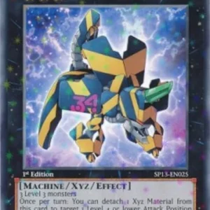 Yu-Gi-Oh! SP13 Number 34: Terror-Byte (V.2 - Starfoil Rare)