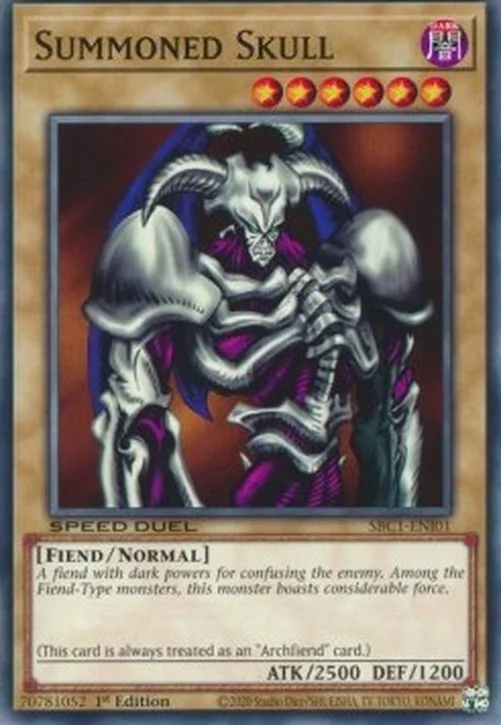 Yu-Gi-Oh! SBC1 Summoned Skull (V.1 - Common)