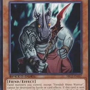 Yu-Gi-Oh! SBC2 Fiendish Rhino Warrior