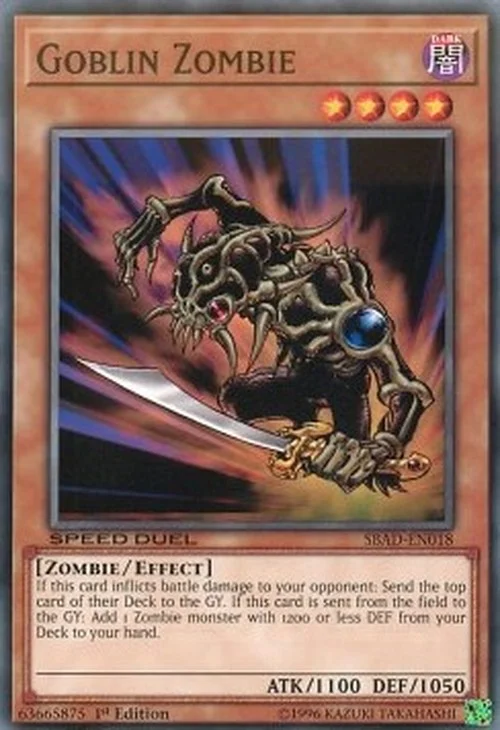 Yu-Gi-Oh! SBAD Goblin Zombie