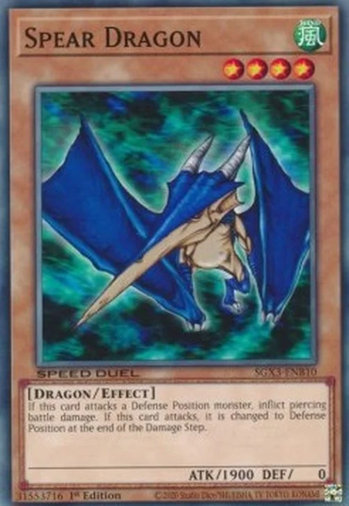 Yu-Gi-Oh! SGX3 Spear Dragon