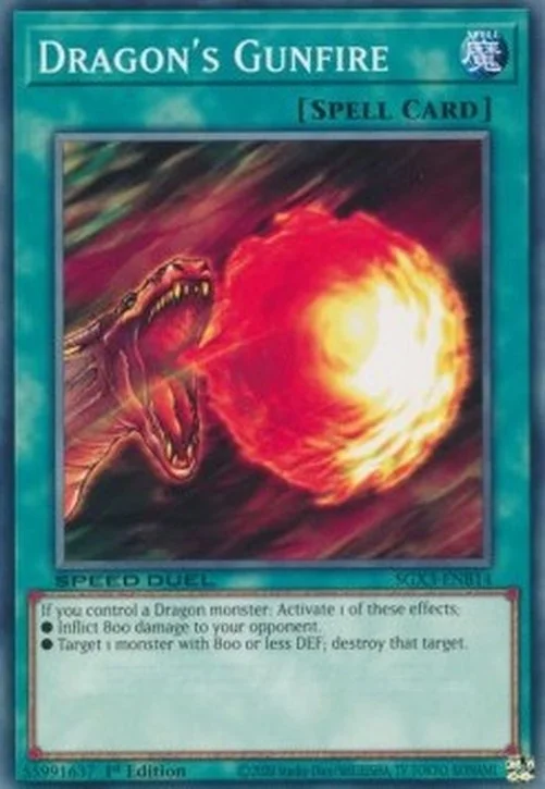 Yu-Gi-Oh! SGX3 Dragon's Gunfire