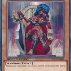 Yu-Gi-Oh! SGX3 Amazoness Queen (V.1 - Common)
