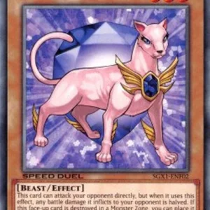 Yu-Gi-Oh! SGX1 Crystal Beast Amethyst Cat