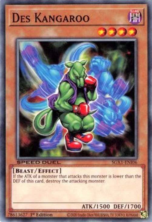 Yu-Gi-Oh! SGX1 Des Kangaroo