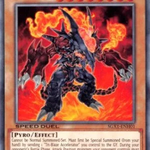 Yu-Gi-Oh! SGX1 Volcanic Doomfire (V.1 - Common)