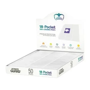 Battle Spirits Saga 50 Ultimate Guard 18-Pocket Side-Loading Pages (White)