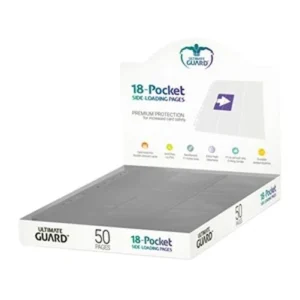 Battle Spirits Saga 50 Ultimate Guard 18-Pocket Side-Loading Pages (Gray)