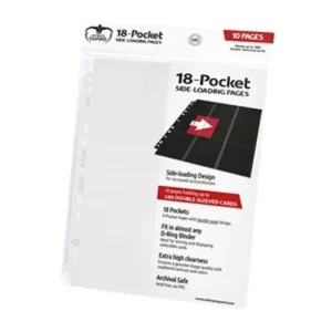Battle Spirits Saga 10 Ultimate Guard 18-Pocket Side-Loading Pages (White)