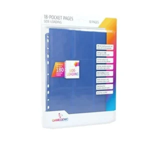 Battle Spirits Saga 10 Gamegenic 18-Pocket Side-Loading Pages (Blue)