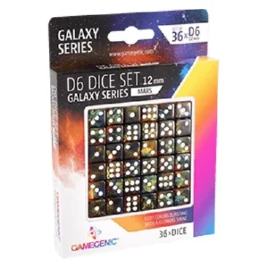Battle Spirits Saga Gamegenic Galaxy Series D6 Dice Set "Mars" (36 Dice)