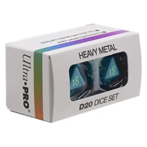 Battle Spirits Saga Ultra Pro Vivid Heavy Metal D20 Dice - Teal (2ct)