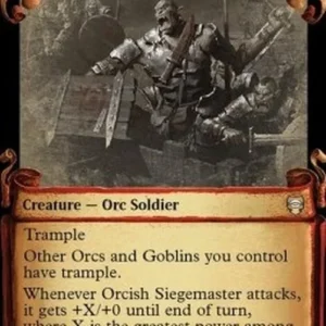 Magic: The Gathering Orcish Siegemaster (V.1)