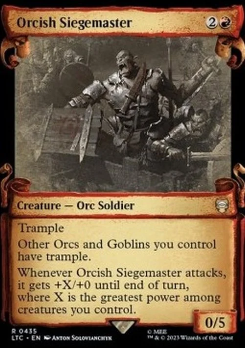 Magic: The Gathering Orcish Siegemaster (V.1)