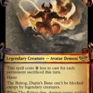 Magic: The Gathering The Balrog, Durin's Bane (V.2)