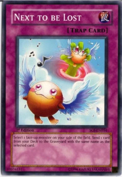 Yu-Gi-Oh! SOI Next to be Lost