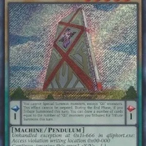Yu-Gi-Oh! SECE Qliphort Monolith