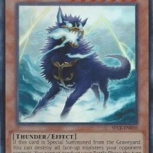 Yu-Gi-Oh! SECE Thunderclap Skywolf (V.1 - Super Rare)