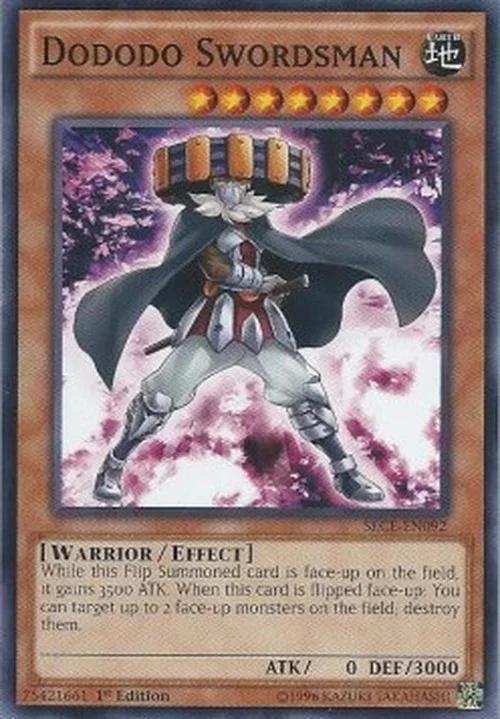 Yu-Gi-Oh! SECE Dododo Swordsman
