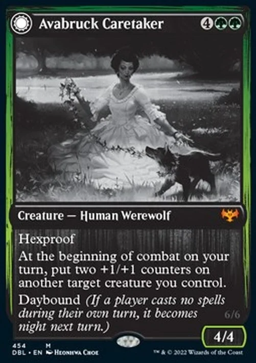 Magic: The Gathering Avabruck Caretaker // Hollowhenge Huntmaster