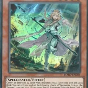 Yu-Gi-Oh! ROTD Dogmatika Ecclesia, the Virtuous (V.1 - Ultra Rare)