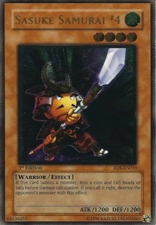Yu-Gi-Oh! RDS Sasuke Samurai #4 (V.2 - Ultimate Rare)