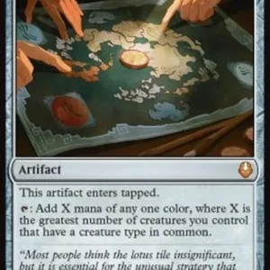 Magic: The Gathering White Lotus Tile