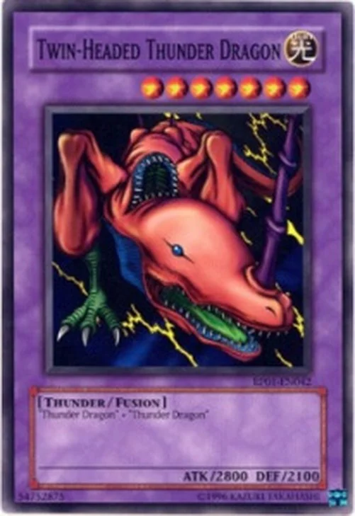 Yu-Gi-Oh! RP01 Twin-Headed Thunder Dragon (V.1 - Common)