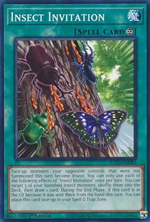 Yu-Gi-Oh! ROTA Insect Invitation