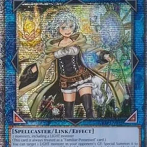 Yu-Gi-Oh! RA04 Lyna the Light Charmer, Lustrous (V.5 - Quarter Century Secr