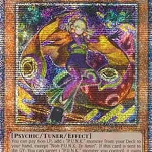 Yu-Gi-Oh! RA04 Noh-P.U.N.K. Ze Amin (V.2 - Quarter Century Secret Rare)
