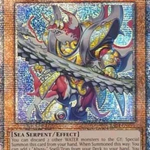 Yu-Gi-Oh! RA04 Mermail Abyssmegalo (V.2 - Quarter Century Secret Rare)